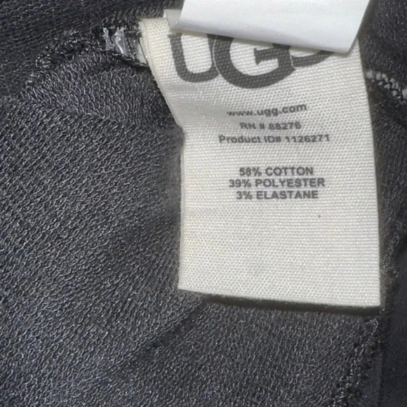 Authentic UGG Women Hoodie Sweatshirt Kyree Micro Terry Black Size: XS Sport - Picture 12 of 14